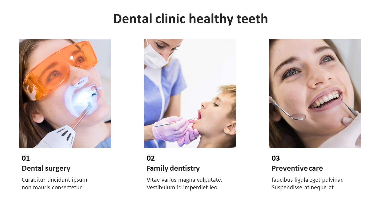 Dental Clinic Healthy Teeth PPT